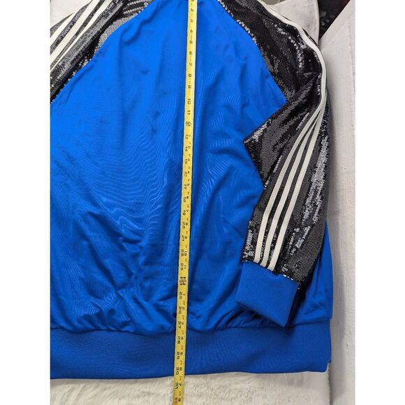 NWT KORN x ADIDAS Limited Edition Blue Full zip Track Suit‎ Jacket Sz XL - Picture 8 of 9